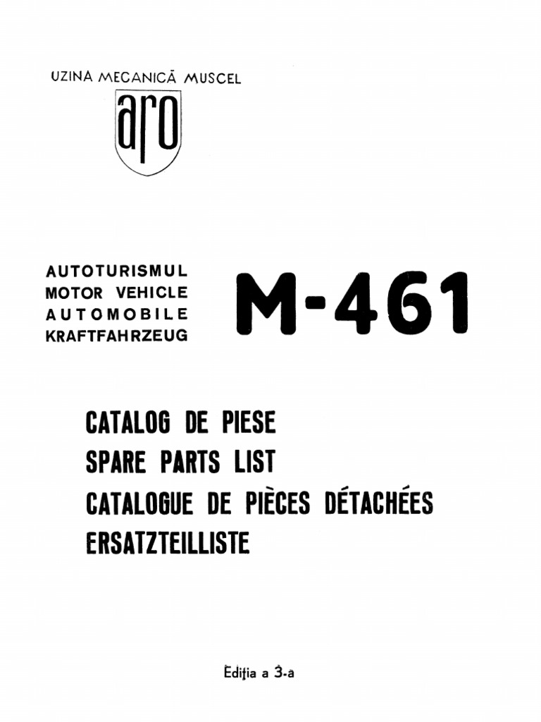 ARO461 Katalog Ro, PDF, Suspension (Véhicule)