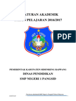 Peraturan Akademik SMP N 1 PAngsid 20162017