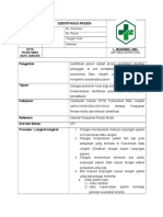 7.1.1.7 Sop Identifikasi Pasien