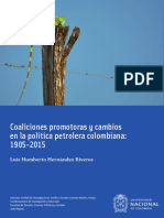 Coaliciones promotoras y cambios en la política petrolera colombiana