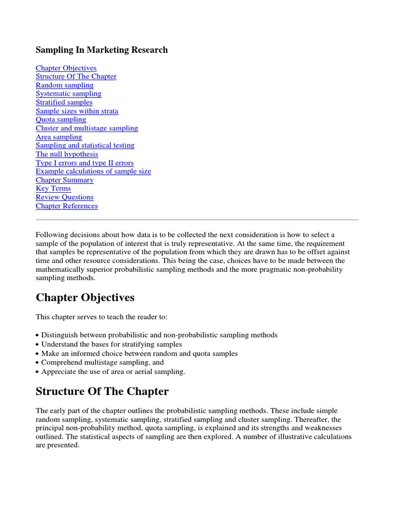Sampling In Marketing Research | Sampling Methods Examples – ZAZFEE