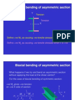 BIAXIAL BENDING STRESS ANALYSIS