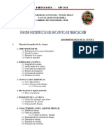 Sumario Del Proyecto de Hidrologia