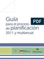 Guia para El Proceso de Planificacion 2011 y Multianual
