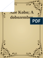 Abe Kobo A Dobozember