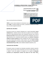 CASACIÓN LABORAL Nº 16809 - 2016       Nulidad de despido fraudulento de ANITA PAUCAR CHILO