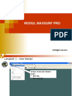 Modul Maxsurf Pro