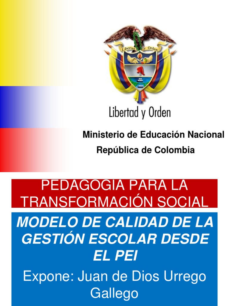 Modelo de Calidad de La Gestion Escolar | PDF | Planificación | Evaluación