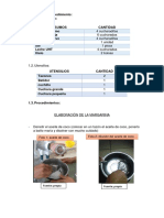 Materiales y Procedimiento