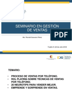 Seminario en Gestión de Ventas Por Teléfono