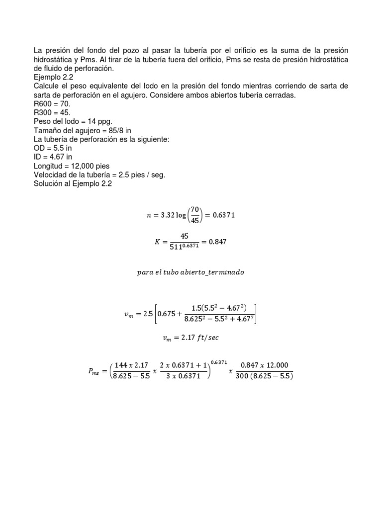 Managed Pressure Drilling Pdf Bomba Presión