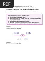 Comparacion de Numeros Hasta 9999