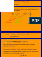 1.7 Ecuaciones Lineales