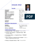 Curriculum Vitae. W. M.