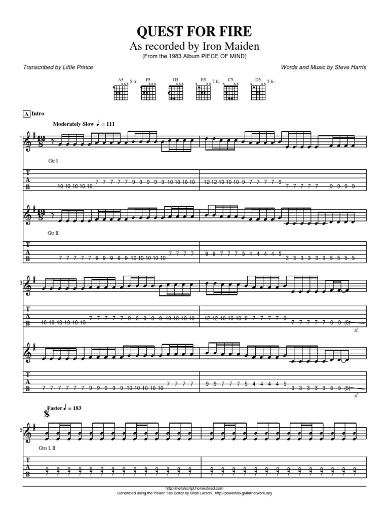 Iron Maiden Quest For Fire PDF Chess Chess Theory