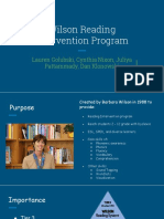 Assignment 1 - Wilson Reading Intervention Program 1 1