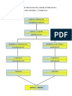  CONTOH Struktur Organisasi Laboratorium Ipa