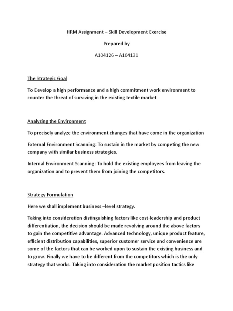 HRM Assignment Group 5 | PDF
