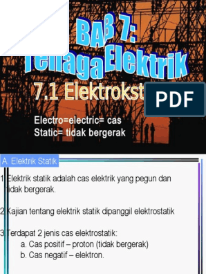 Elektrostatik cas Bab 7