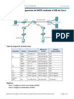 8.1.3.3 Packet Tracer - Configuring DHCPv4 Using Cisco IOS Instructions