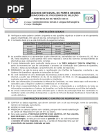 Conhecimentos Gerais UEPG 2016 Verão