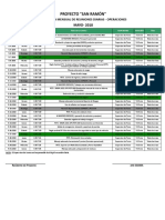 Programa Mensual de Reuniones Diarias - MAYO 2018 Operaciones