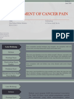 Management Cancer Pain