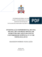 Investigação Experimental de Uma Técnica de Controle Digital de Estrutura RST Aplicada em Um Conversor de Potência CC-CC de Topologia Buck