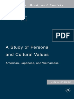 Study of Personal and Cultural Values American Japanese and Vietnamese PDF