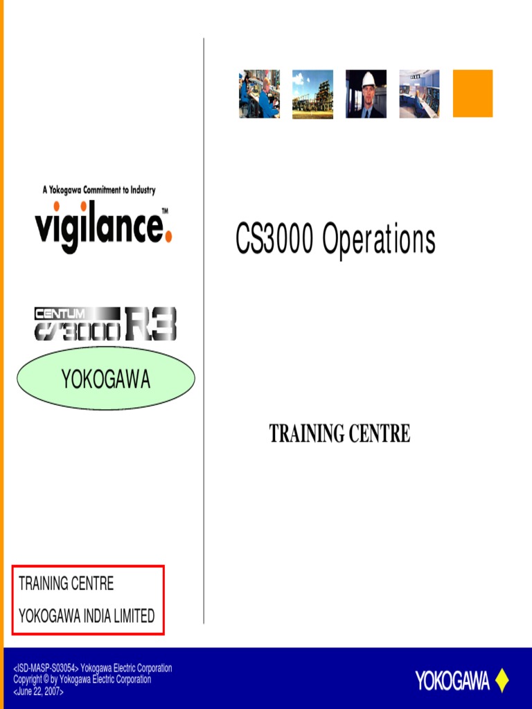 Cs3000 Operations Yokogawa Training Cent | PDF | Computer Monitor ...