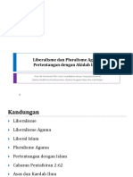 MEMAHAMI LIBERALISME DAN PLURALISME AGAMA DALAM ISLAM