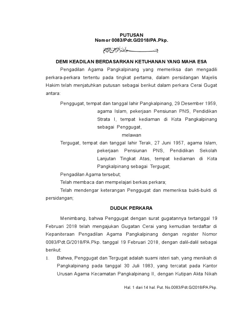 Papkp 2016 Pdtg 0083 Putusan Akhir