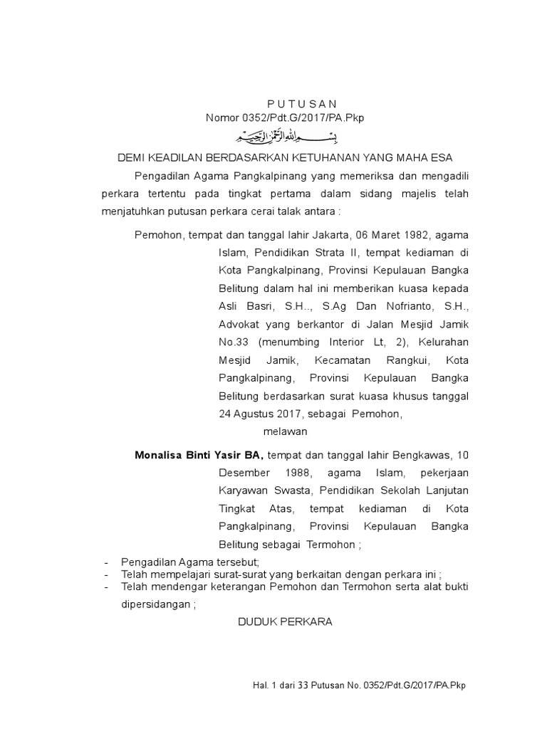 Papkp 2016 Pdtg 0083 Putusan Akhir