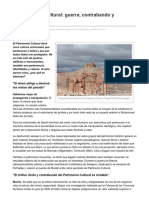 El Patrimonio Cultural Guerra Contraband PDF