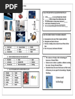 Advances in Science and Technology Picture Description Exercises 98082