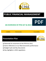 An Overview of PFM Act 2015 Regulation