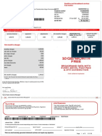 Fixedline and Broadband Services Tax Invoice