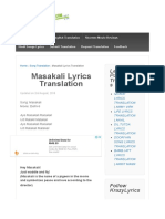 Masakali Lyrics Translation - English Translations and Meaning of Hindi Songs