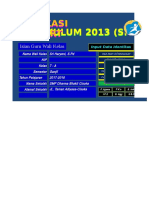 Aplikasi Raport Kurikulum 2013 SMP