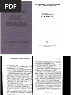 Dictionar Rus Roman Pdf