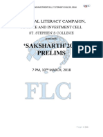 Saksharth Prelims 2018