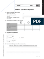 Francés 1º ESO, Ejercicios