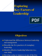 Exploring Five Key Factors of Leadership
