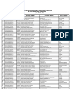 Examen de Suficiencia Academica de Auxiliares de Despacho Relación de Auxiliares Acreditados (Dic. 2006-Dic. 2011)