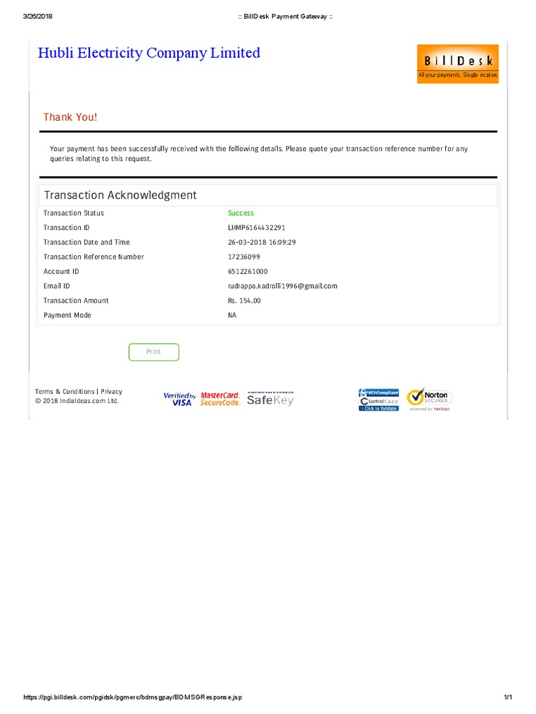 Home Current Bill Payment | PDF