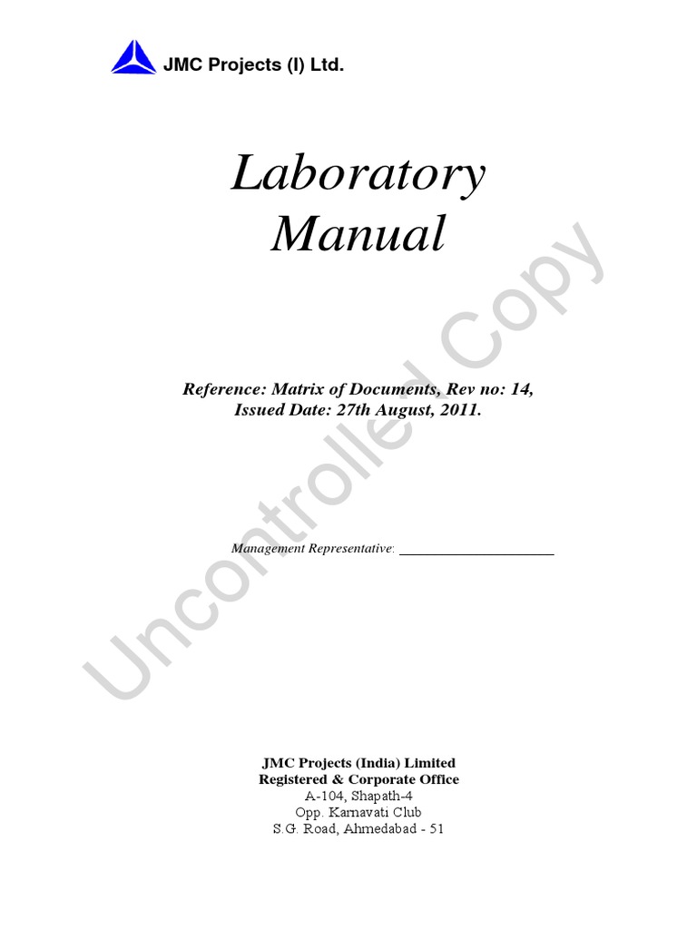 Laboratory Manual | PDF | Concrete | Calibration