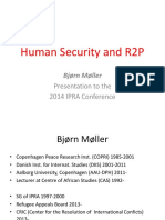 Human Security and R2P: Presentation To The 2014 IPRA Conference