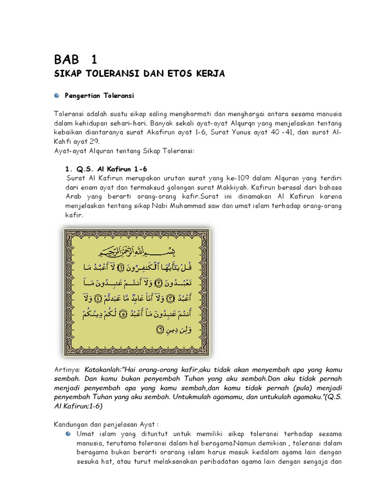 Download 94+ Contoh Surat Surat Al Kafirun Menjelaskan Tentang Sikap Terbaik Dan Terbaru