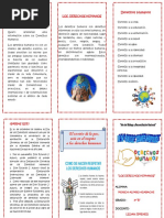 Tríptico sobre Derechos Humanos | PDF | Igualdad social | Derechos humanos