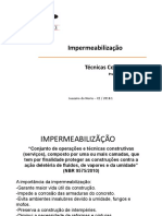 Impermeabilização: técnicas e materiais